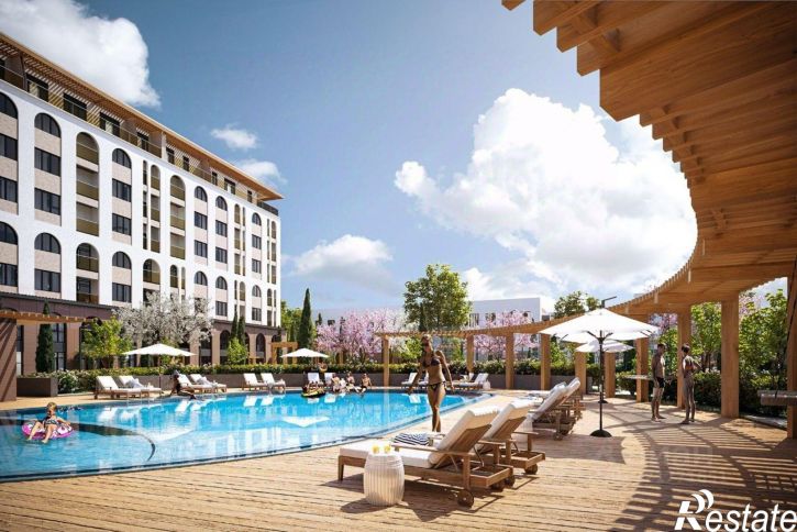 1-комн квартира в новом доме Алуштинская улица