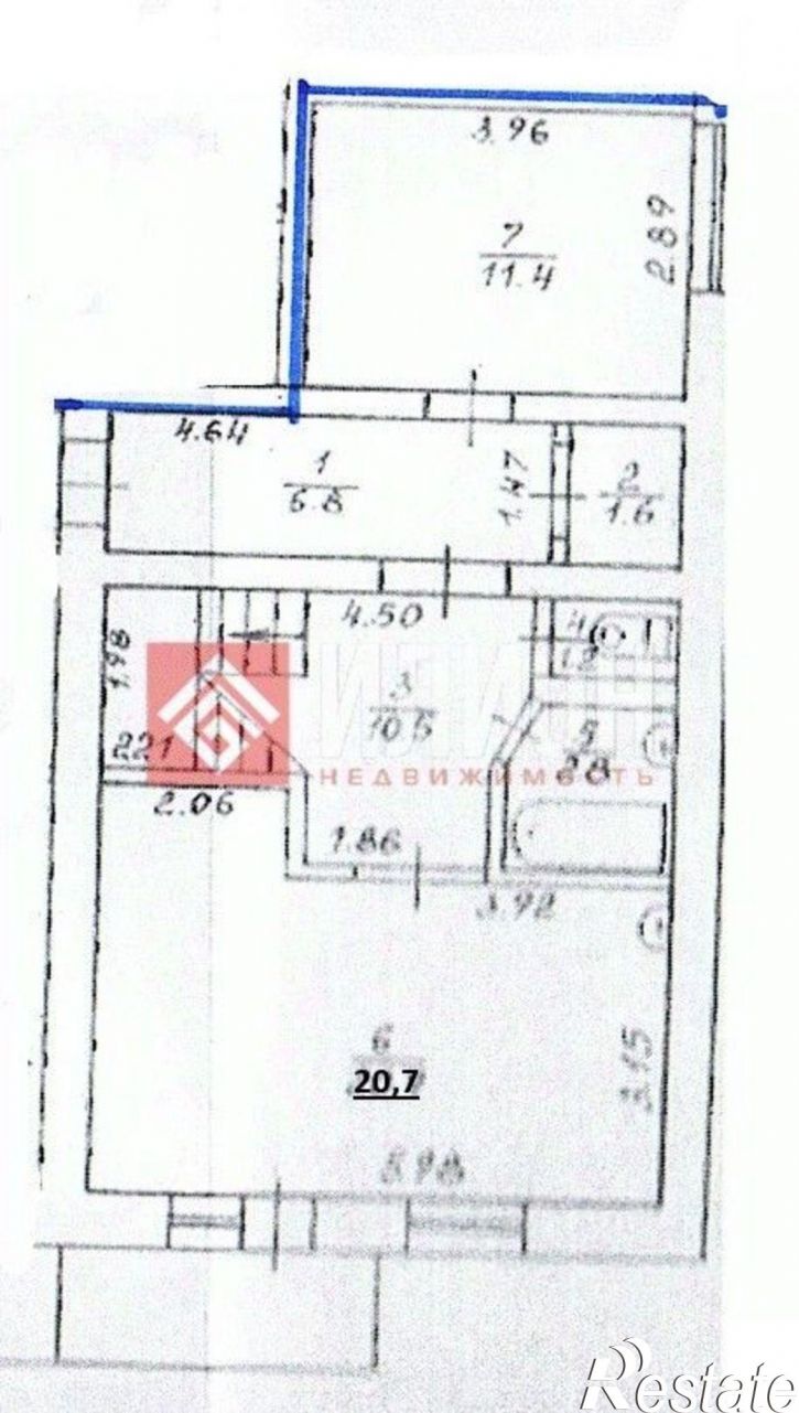 3-комн квартира пер Суворова, 6,  д. 6