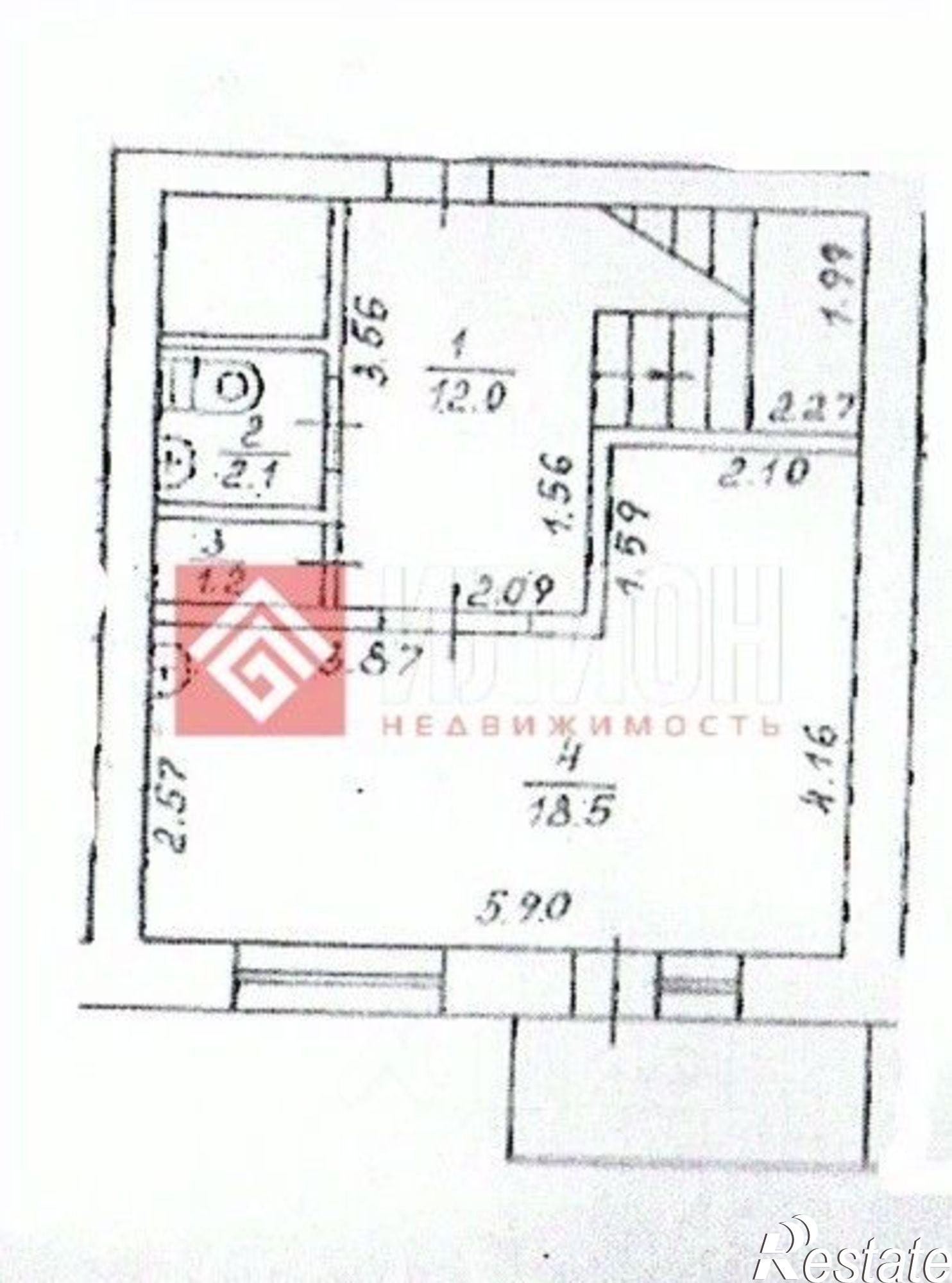 Купить квартиру за 10 912 000 рублей на пер Суворова, 6