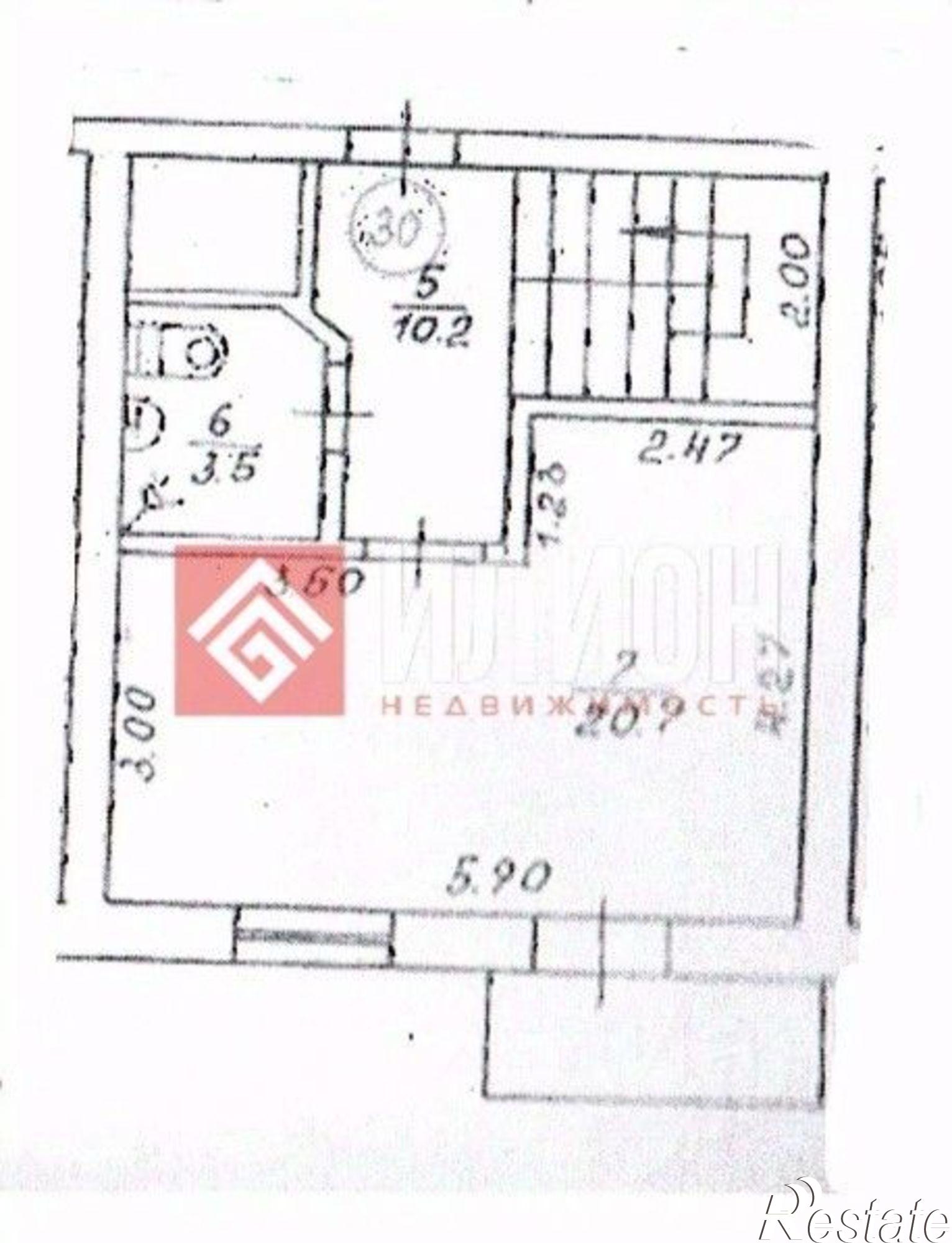 Купить квартиру за 10 912 000 рублей на пер Суворова, 6