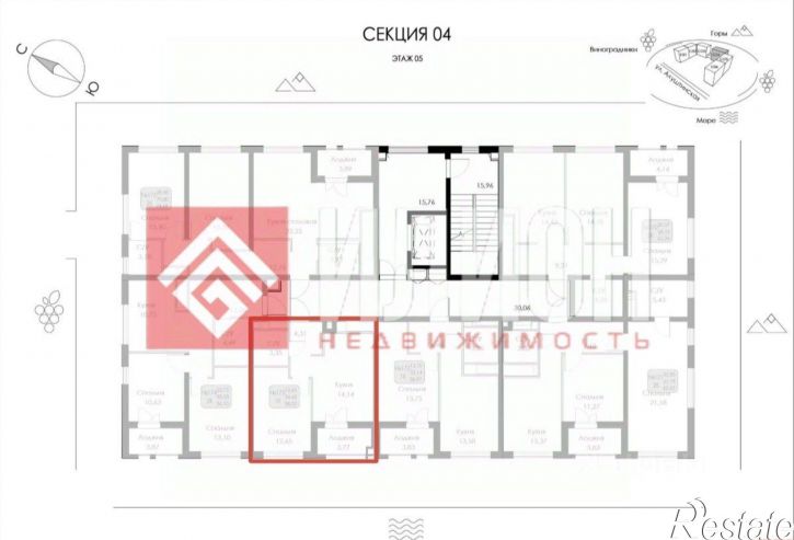 1-комн квартира квартал Долина Роз