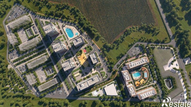 1-комн квартира в новом доме Алуштинская улица
