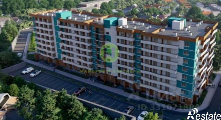 1-комн квартира улица Айвазовского, 17/1,  д. 17/1