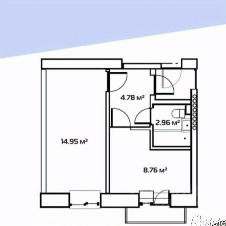 1-комн квартира ул Виноградная, 6,  д. 6